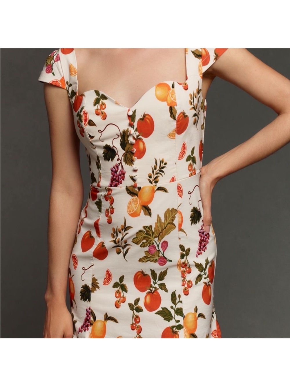 Maeve The Cecily Fit & Flare Sweetheart Mini Dress